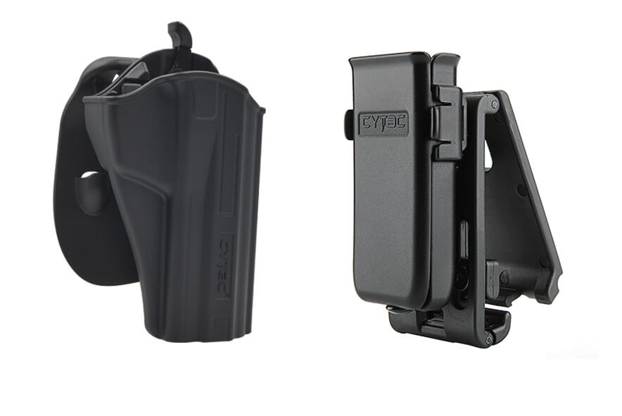 Thumb holster for M92 + magazine pouch