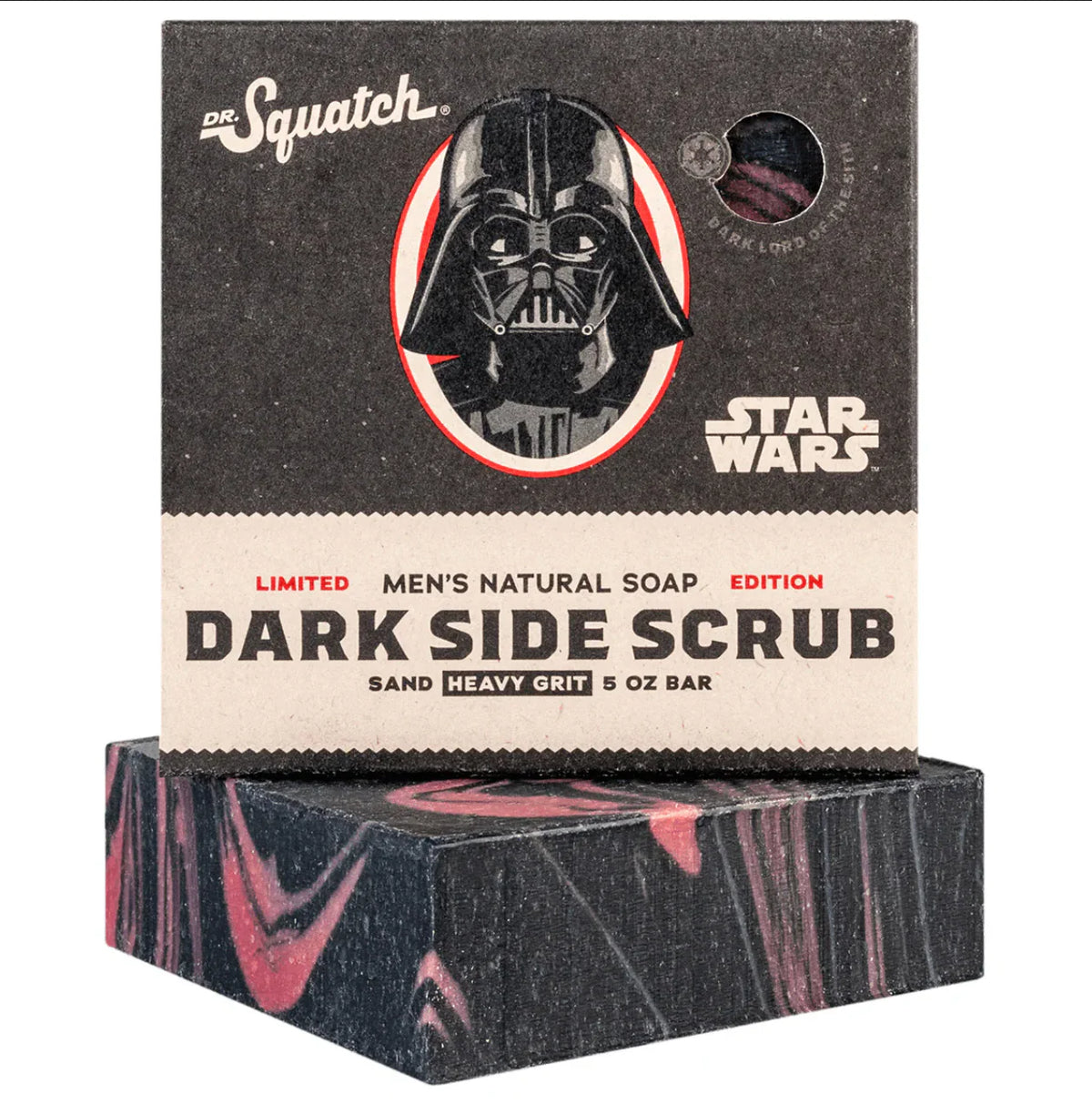 Dr. Squatch Star Wars Dark Side Scrub, Sæbeblok