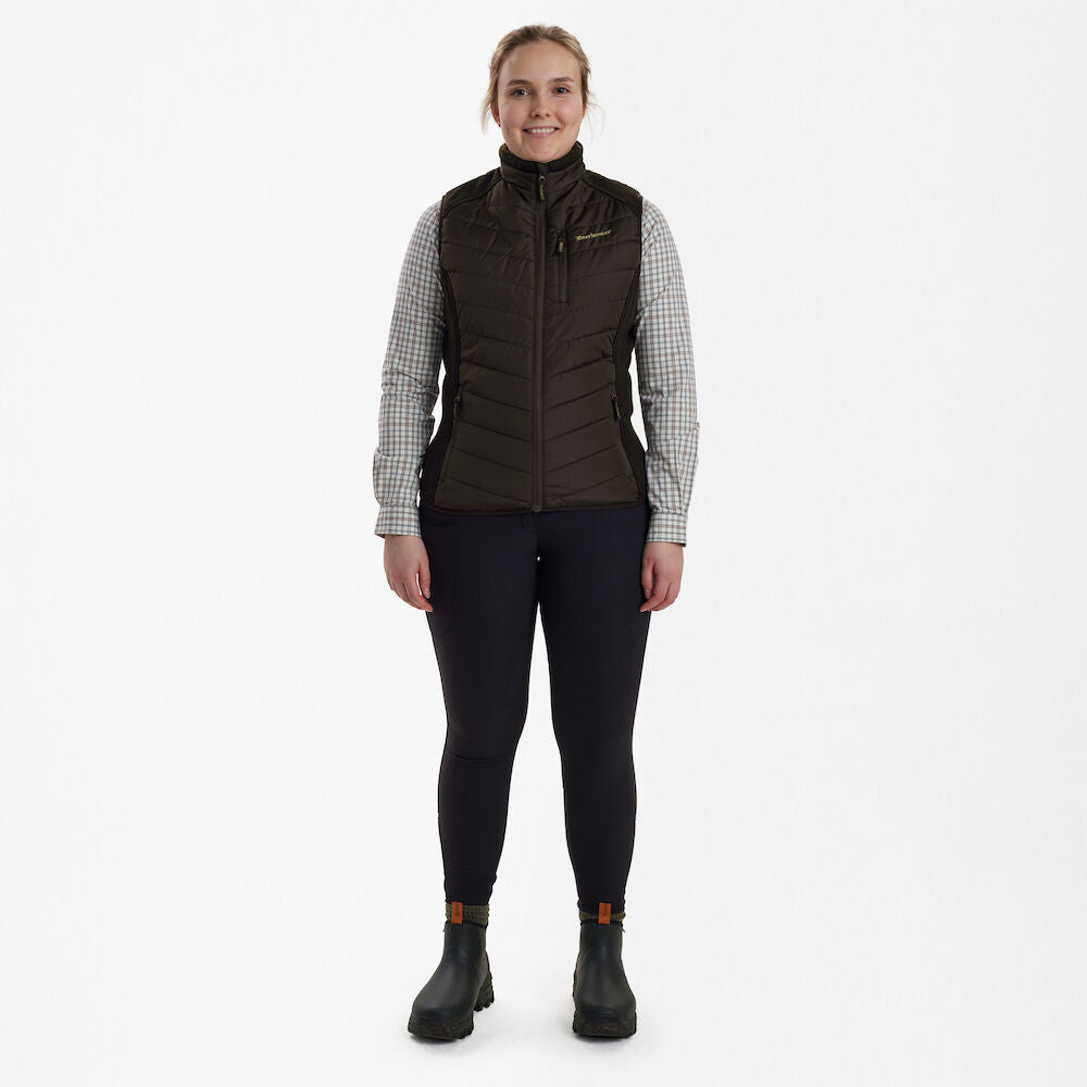 Deerhunter Lady CAROLINE vatteret vest, Brown Leaf