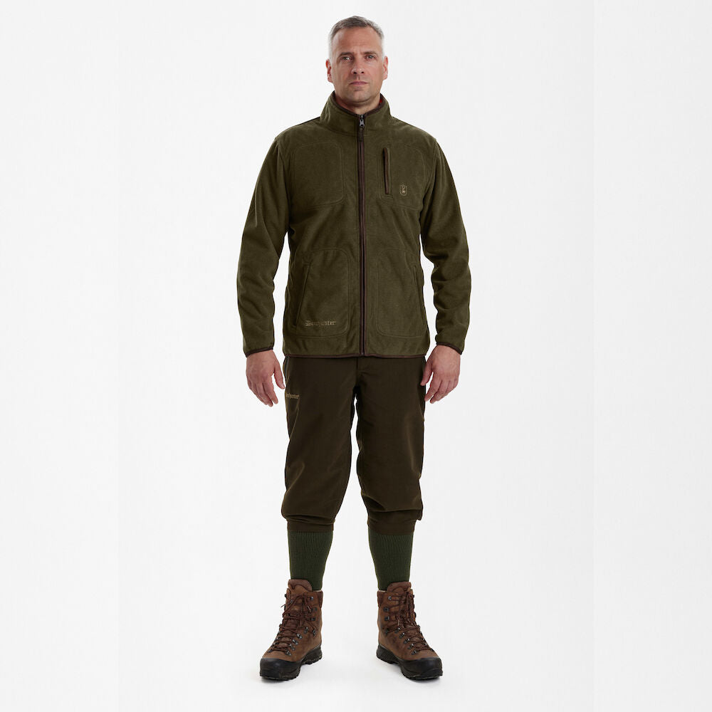 Deerhunter GAMEKEEPER bonded fleecejakke - vendbar, Orange