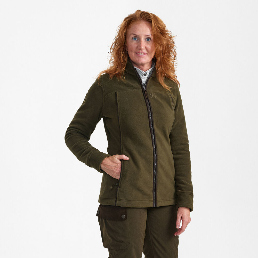 Deerhunter Lady EAGLE fleecejakke, Tarmac Green