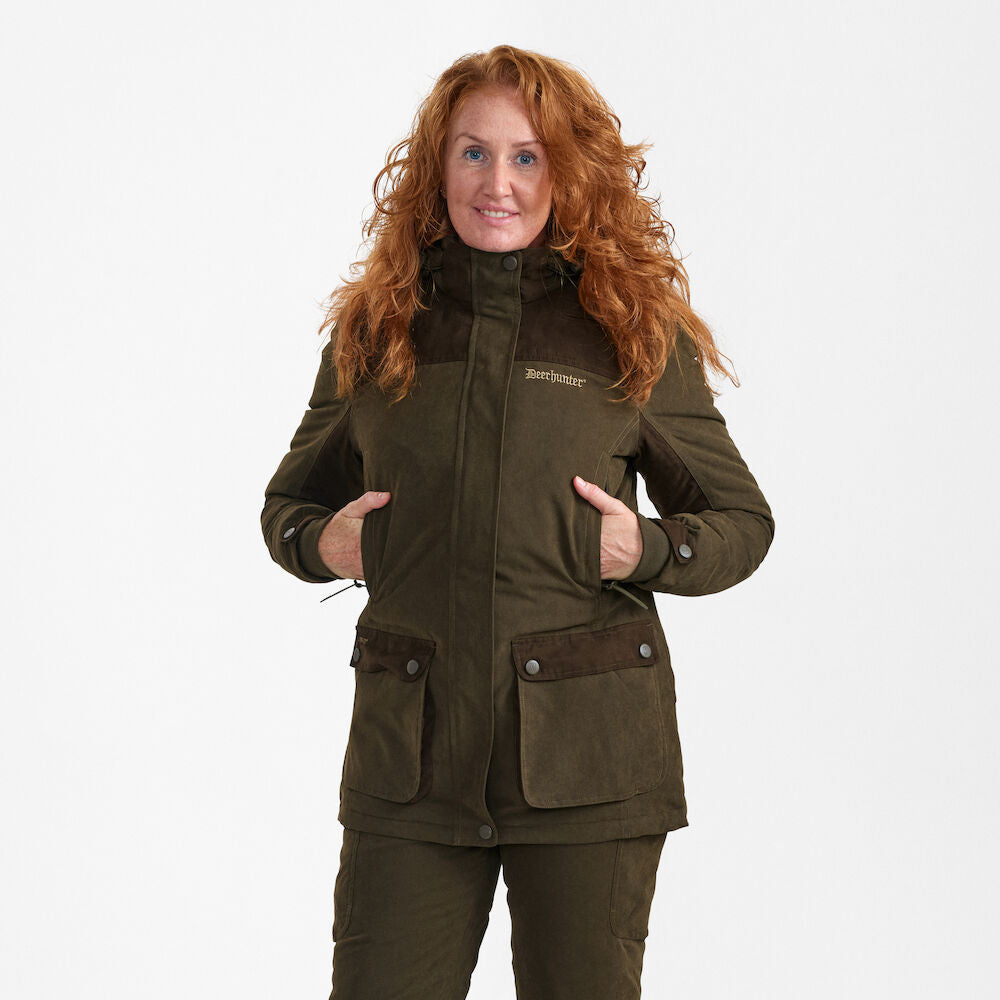 Deerhunter Lady EAGLE vinterjakke, Tarmac Green