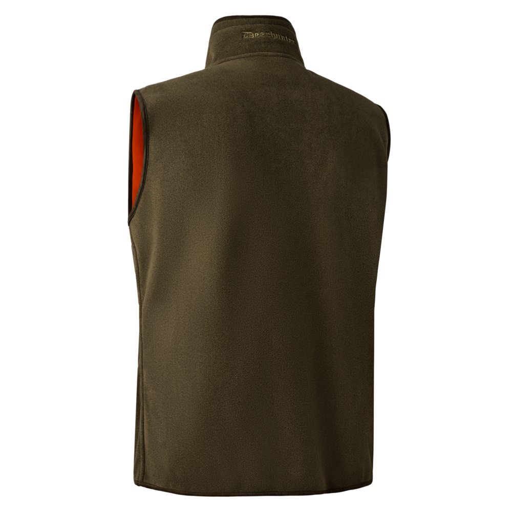 Deerhunter GAMEKEEPER vendbar fleecevest, Safety Orange