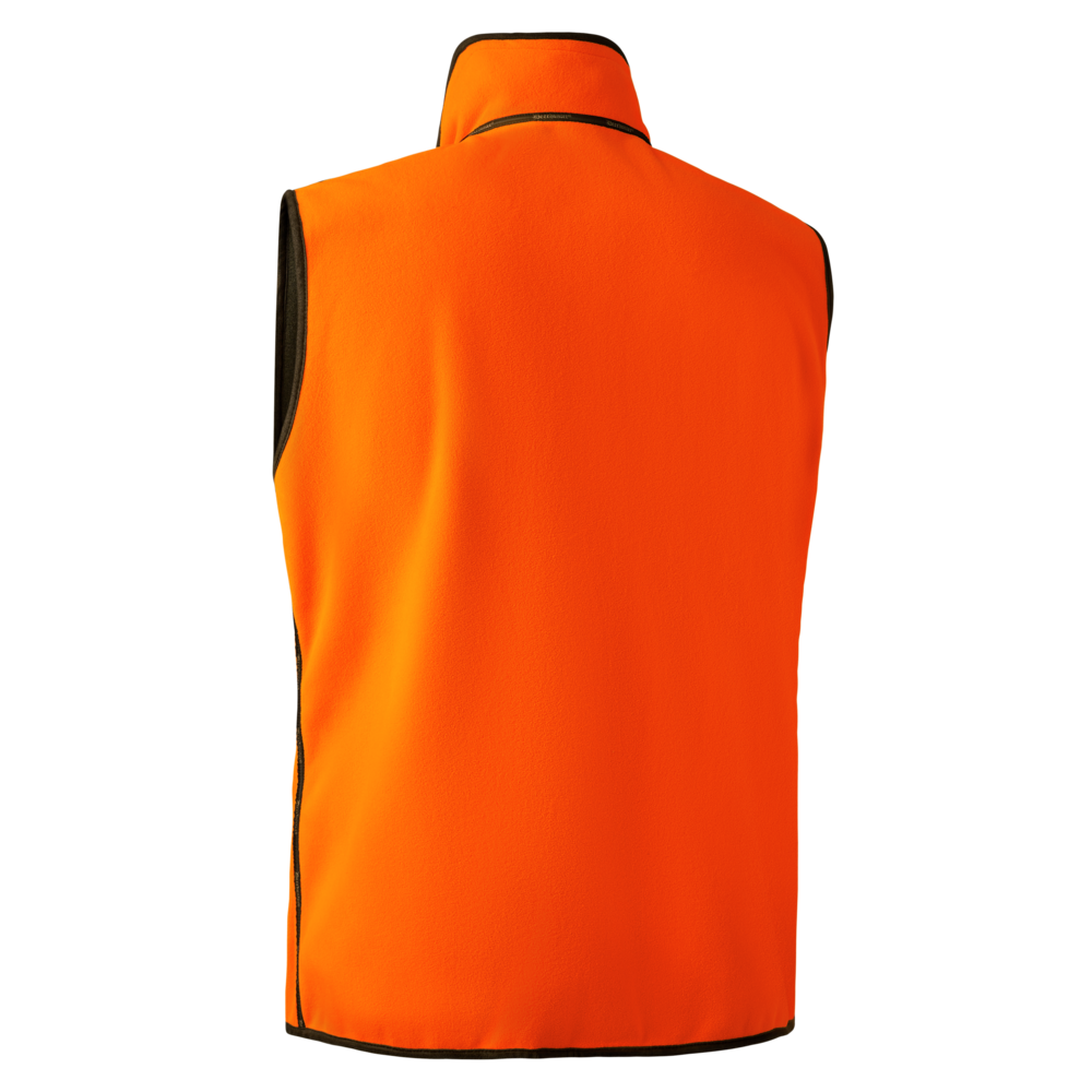 Deerhunter GAMEKEEPER vendbar fleecevest, Safety Orange