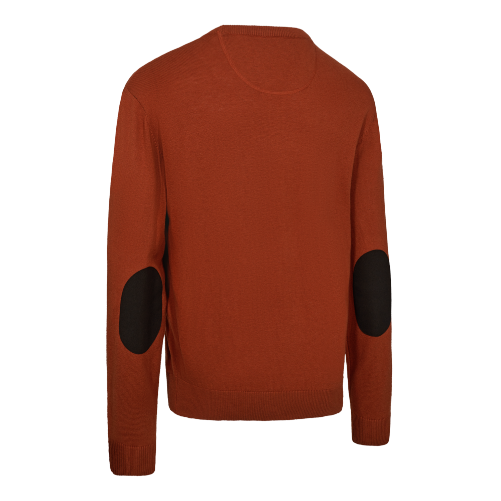 Deerhunter HARRINGTON strik med rund hals, Oak Rust Melange