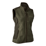 Deerhunter Lady PAM bonded fleecevest, Graphite Green Melange