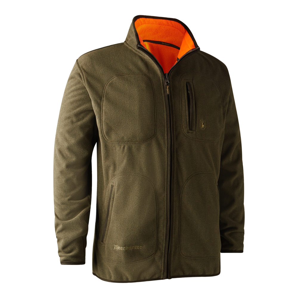 Deerhunter GAMEKEEPER bonded fleecejakke - vendbar, Orange