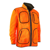 Deerhunter GAMEKEEPER bonded fleecejakke - vendbar, Orange