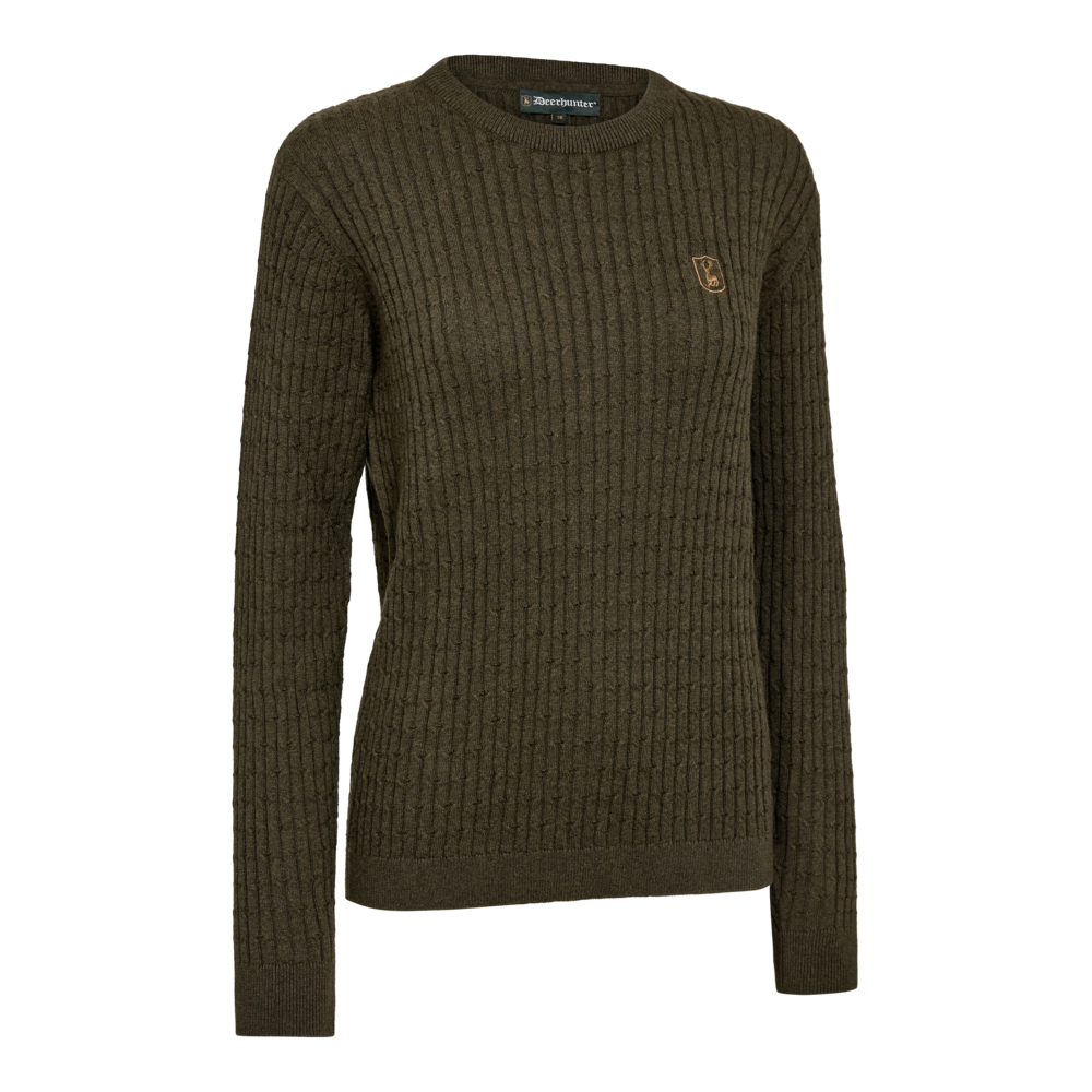 Deerhunter Lady HARRINGTON kabelstrik, Forest Ember Melange
