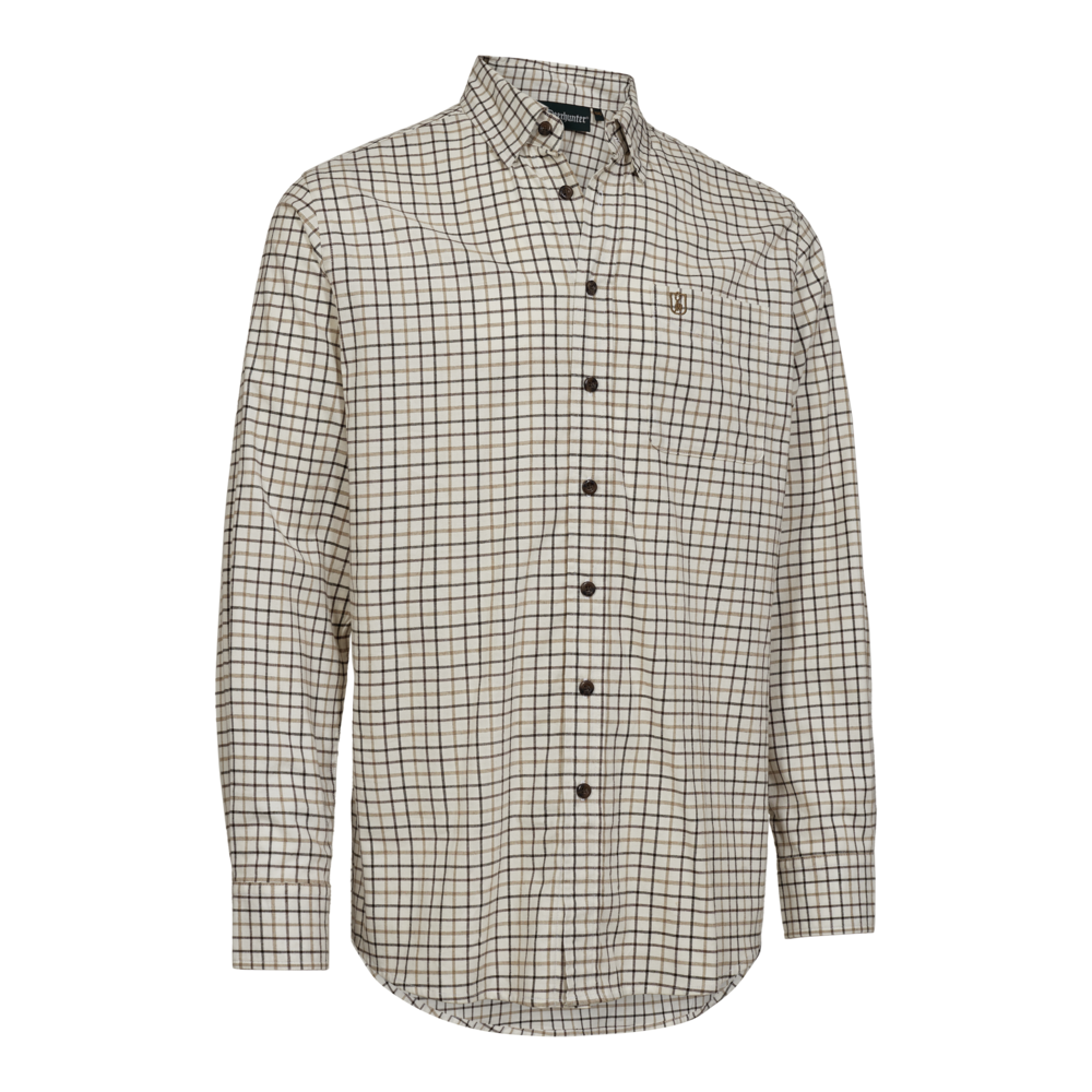 Deerhunter GAVIN skjorte, Beige Check