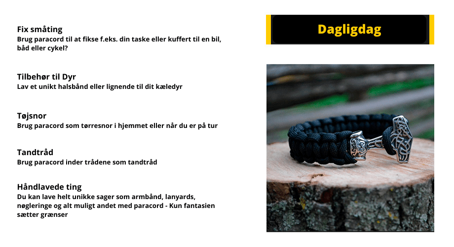 Paracord 550, Fashion Black, 10 meters