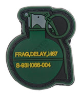 DA Frag Grenade Patch, Glow in the Dark