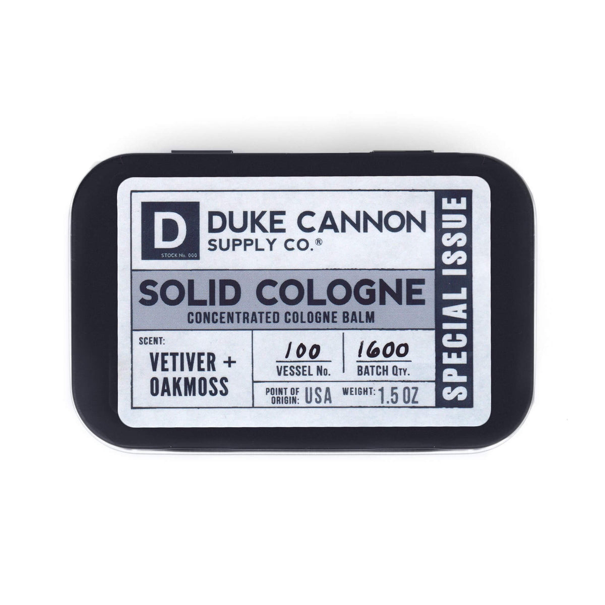 Duke Cannon Solid Perfume, Vetiver