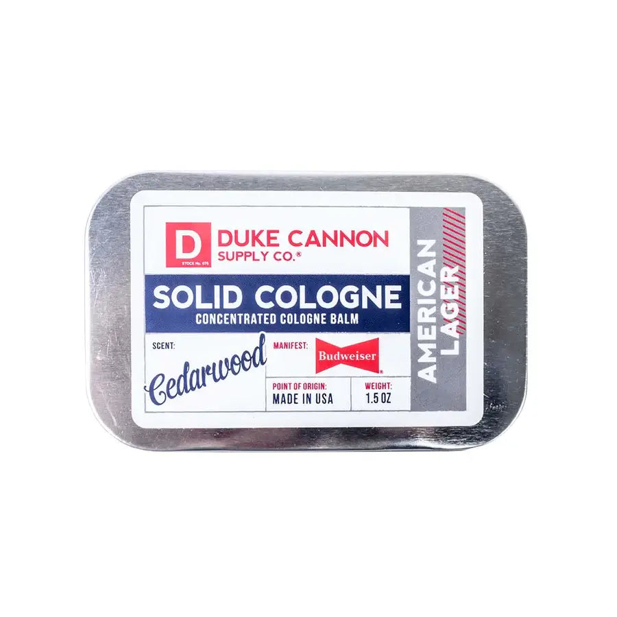 Duke Cannon Solid Perfume, American Lager