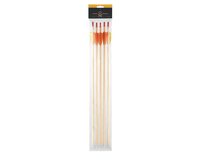EK Archery Wooden Arrow 28", 5-pack
