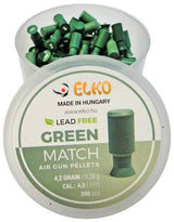 Elko Green Match Lead Free Shot, 200 pcs, 4.5 mm (.177)