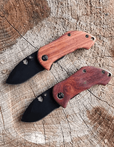 Fenris Arms .22 Folding Knife, Wood