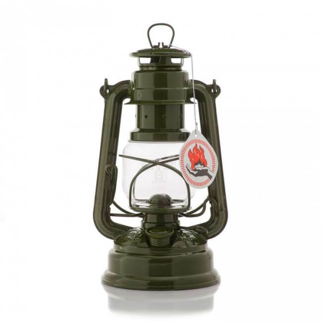 Feuerhand Hurricane Lantern, Olive