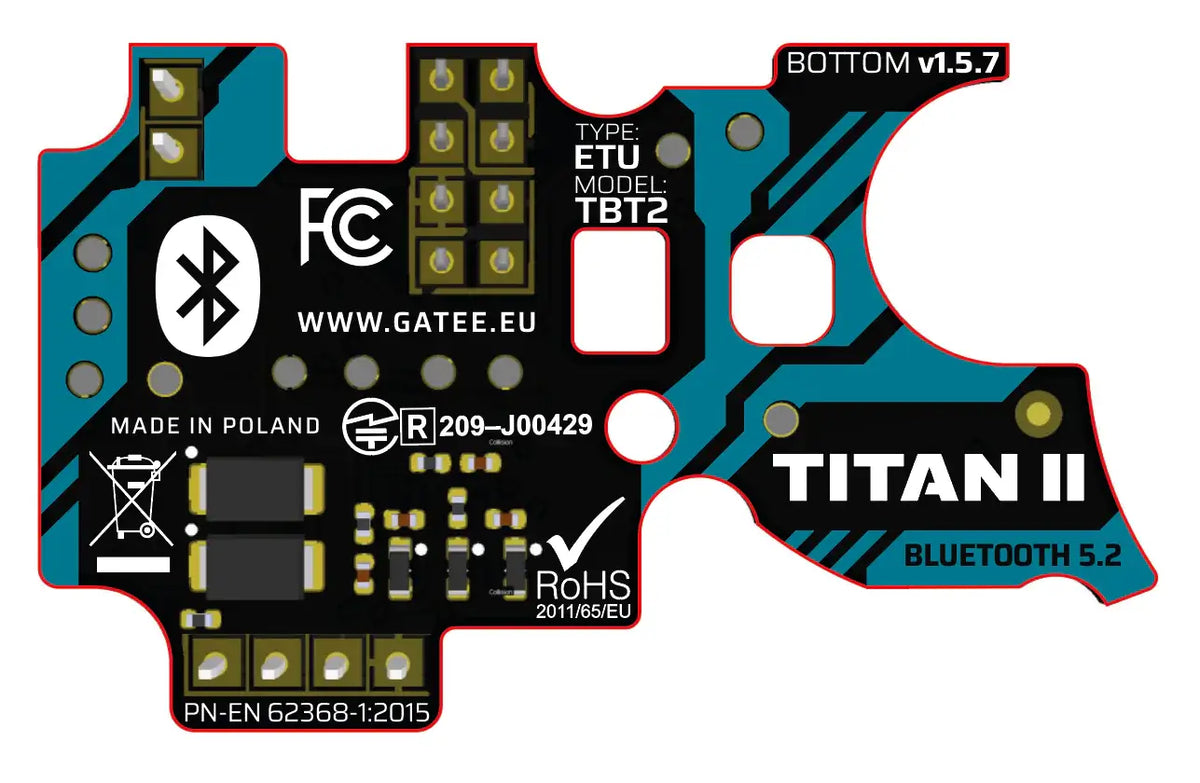 GATE Titan II Bluetooth for V2, HPA