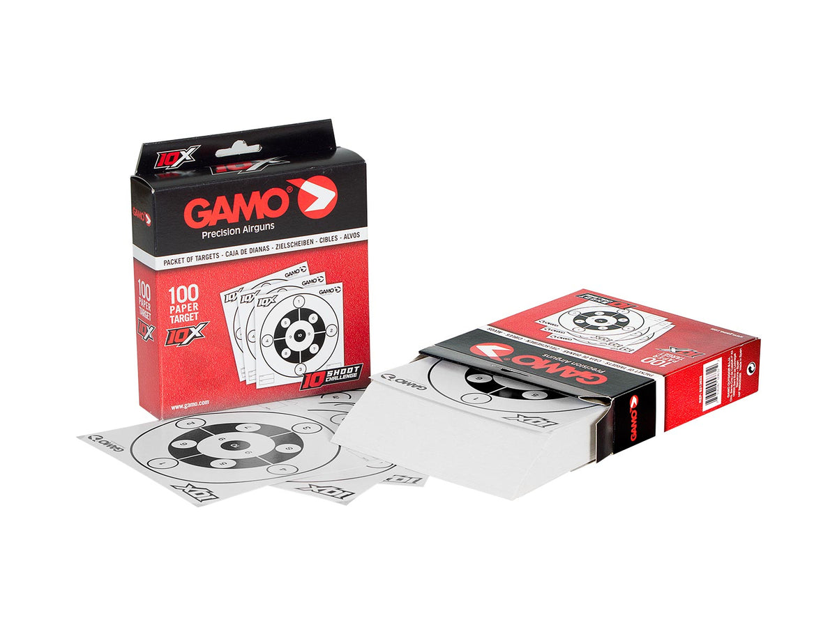 Gamo 10x Shooting Targets, 100 pcs. 