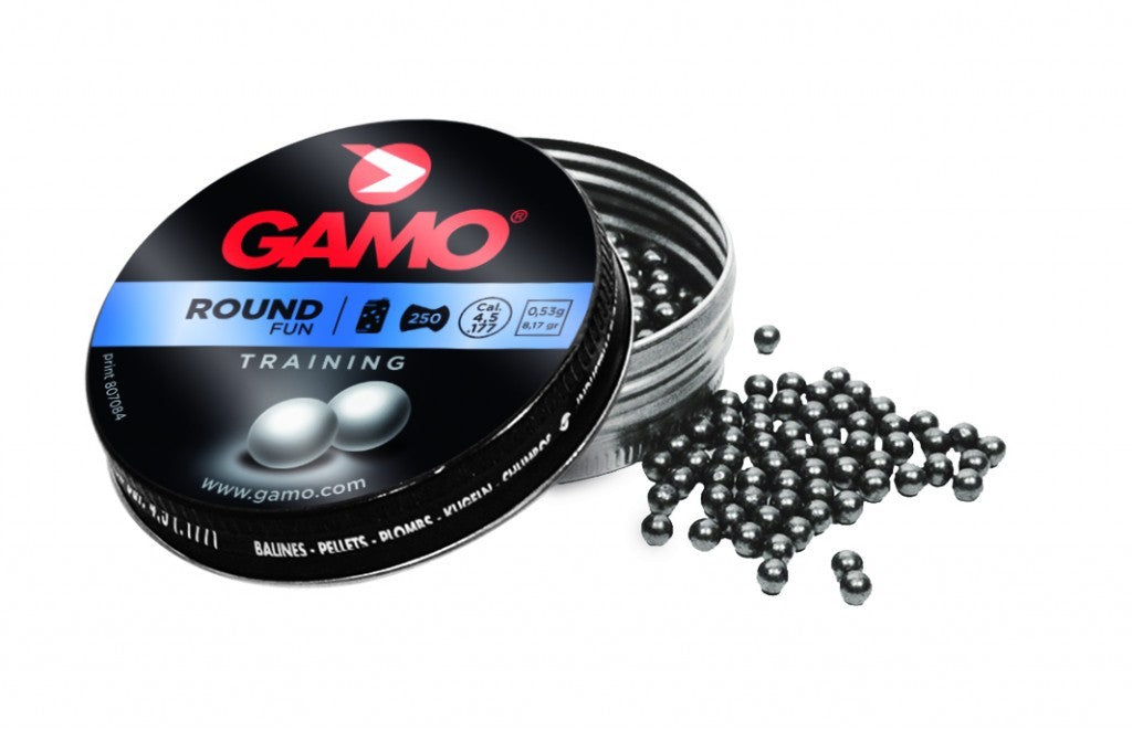 Gamo Round Shot, 500 Pieces, 4.5mm(.177)