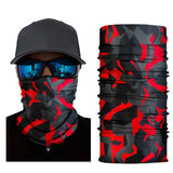 HH Neck Scarf Digital, Red Pattern