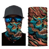 HH Neck Gaiter Digital, Devil Face
