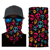 HH Neck Gaiter Digital, Skulls