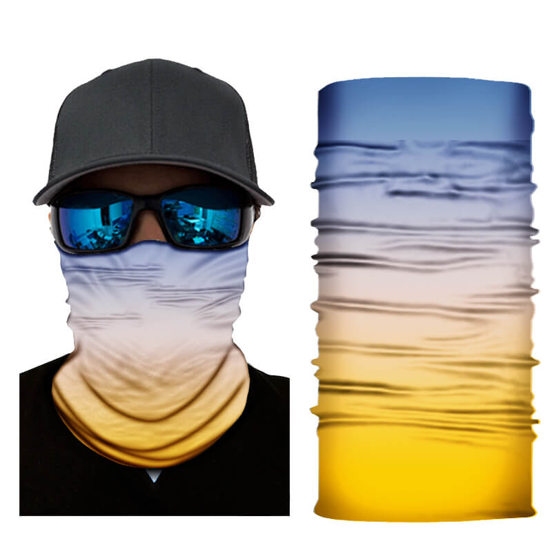 HH Neck Scarf, Blue to Yellow