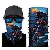 HH Neck Gaiter, Skull Biking