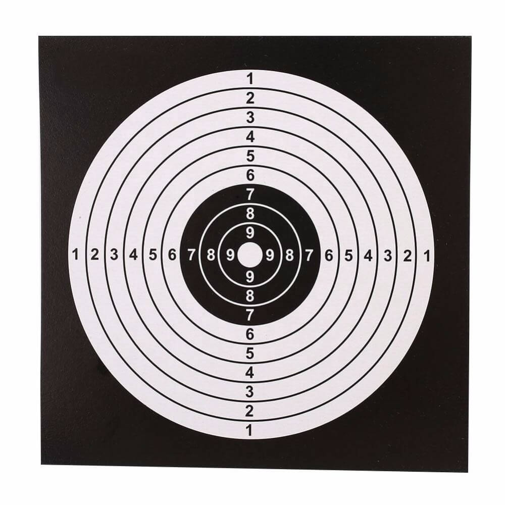 HH Shooting Targets, Black, 100 pcs