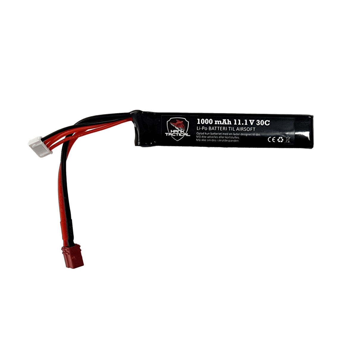 Hank Tactical, 11.1V LiPo, 1000 mAh, Rod, DEAN