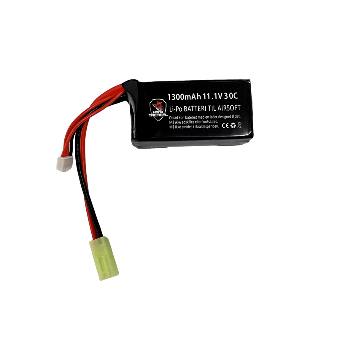Hank Tactical, 11.1V LiPo, 1300 mAh, PEQ