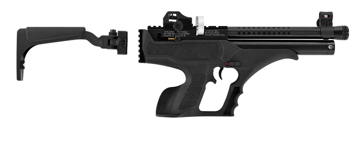 Hatsan Sortie Luftpistol, 4,5 mm PCP i sort farve