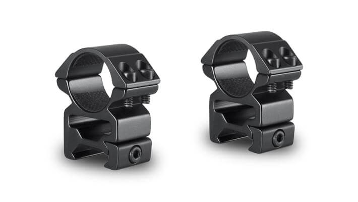 Hawke 1" Mounting Rings, High, Weaver/Picatinny