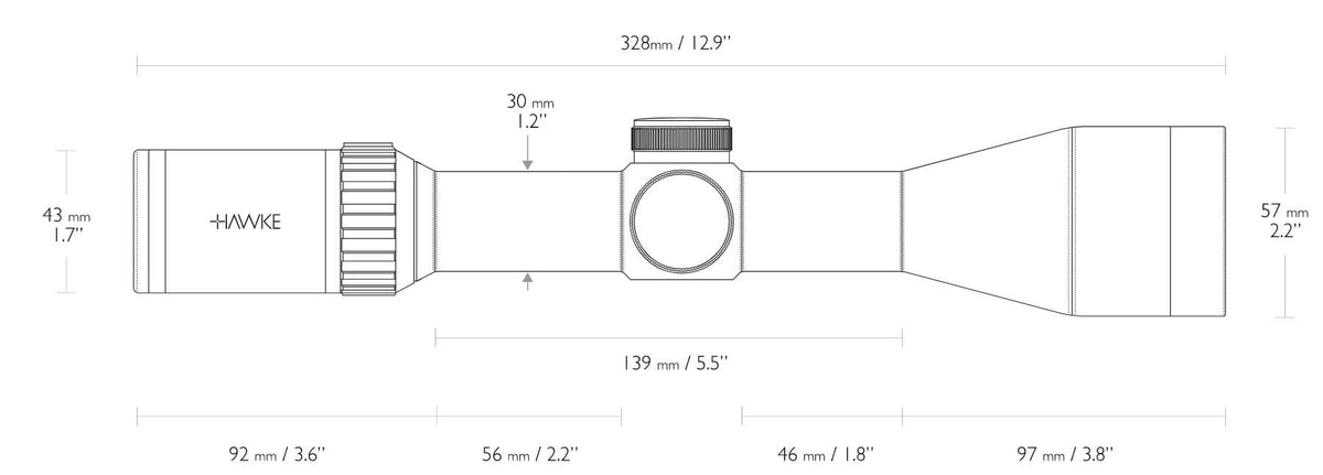 Hawke Vantage 30 WA IR 2.5-10X50