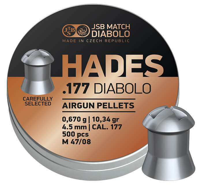 JSB Hades Hagl, 500 pcs, 4.5 mm (.177)