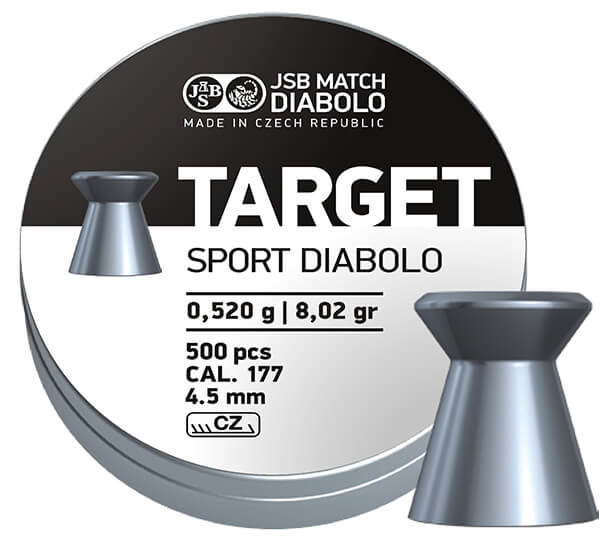 JSB Target Sport shot, 500 pcs, 4.5 mm (.177)