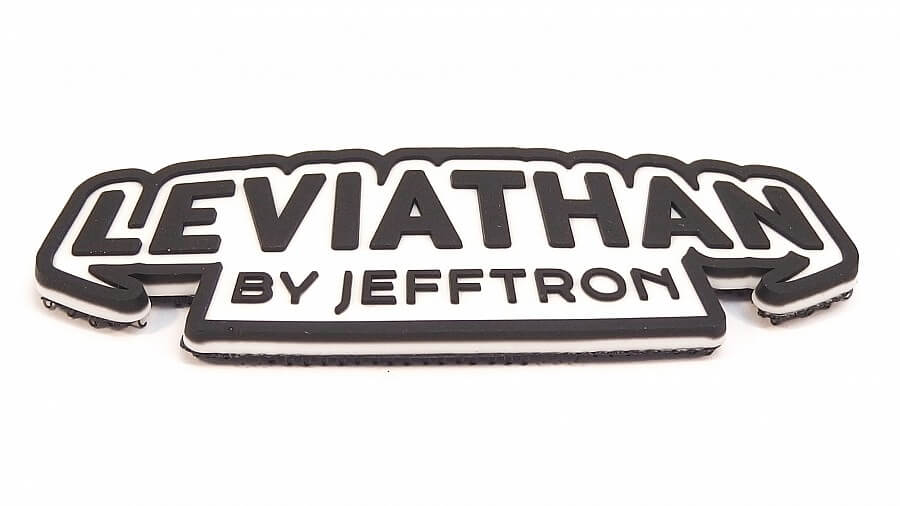 Jefftron Brand Patch, Black/White