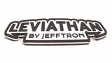 Jefftron Brand Patch, Black/White