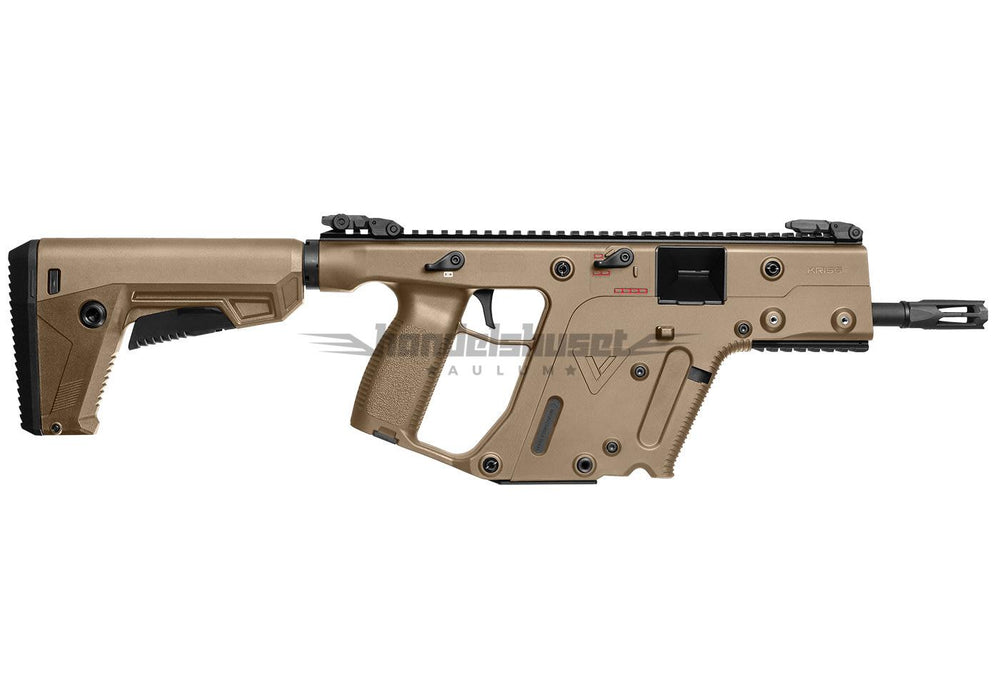 Krytac Kriss Vector G2 V2 i Dark Earth farve, højre side.