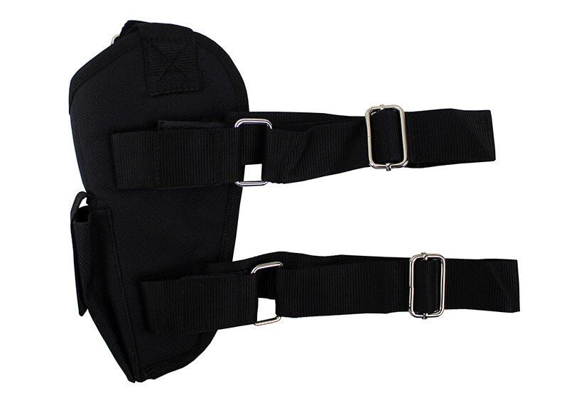 Thigh holster for pistol, right, Black
