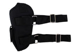 Thigh holster for pistol, right, Black
