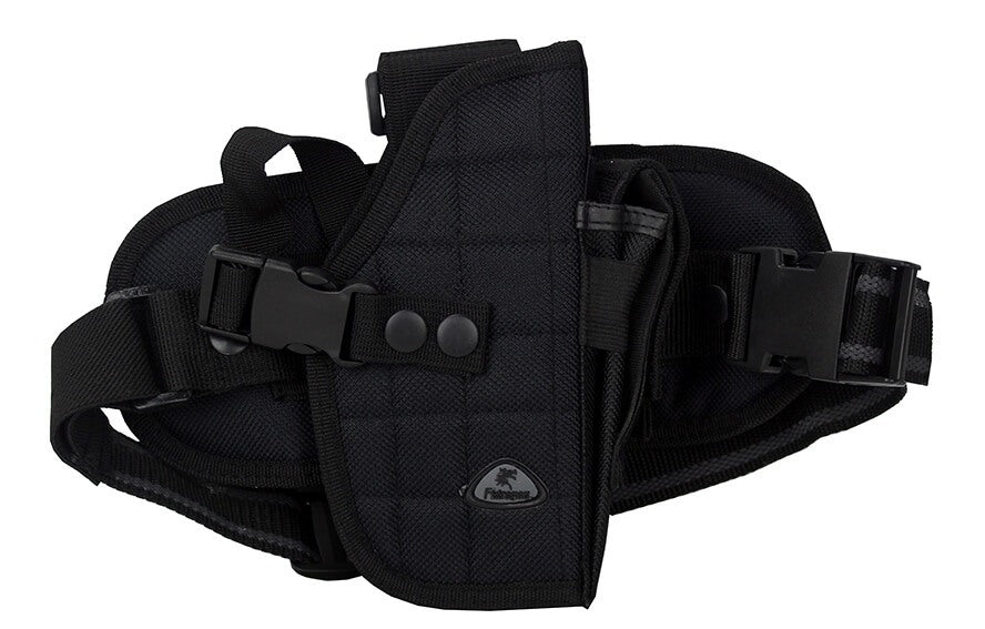 Thigh holster for pistol, right, Black