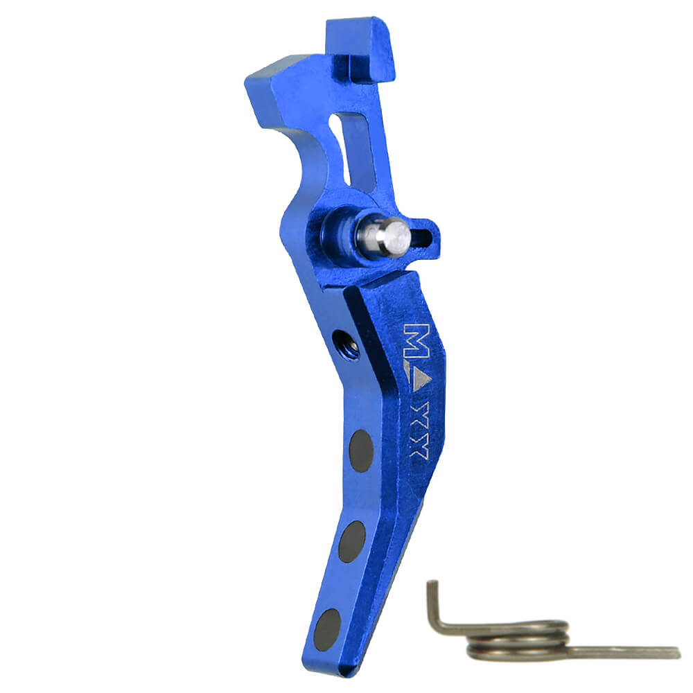Maxx Models CNC Alu Trigger, Style C, Blue
