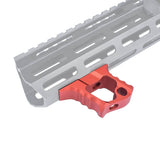 Metal CNC Handstop, M-LOK/Keymod, Red