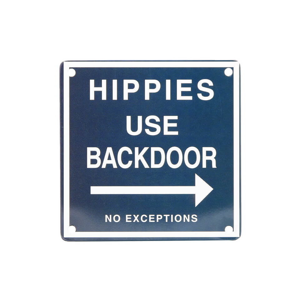 Fridge magnet, Hippies Use Backdoor