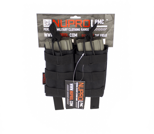 Nuprol PMC Double magazine pocket, M4, Black