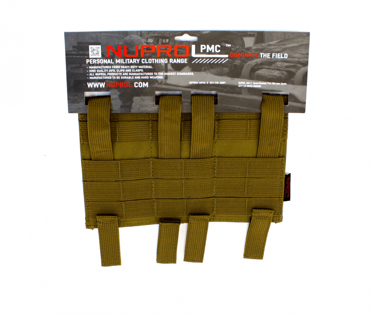 Nuprol PMC Shotgun shell pocket, Tan