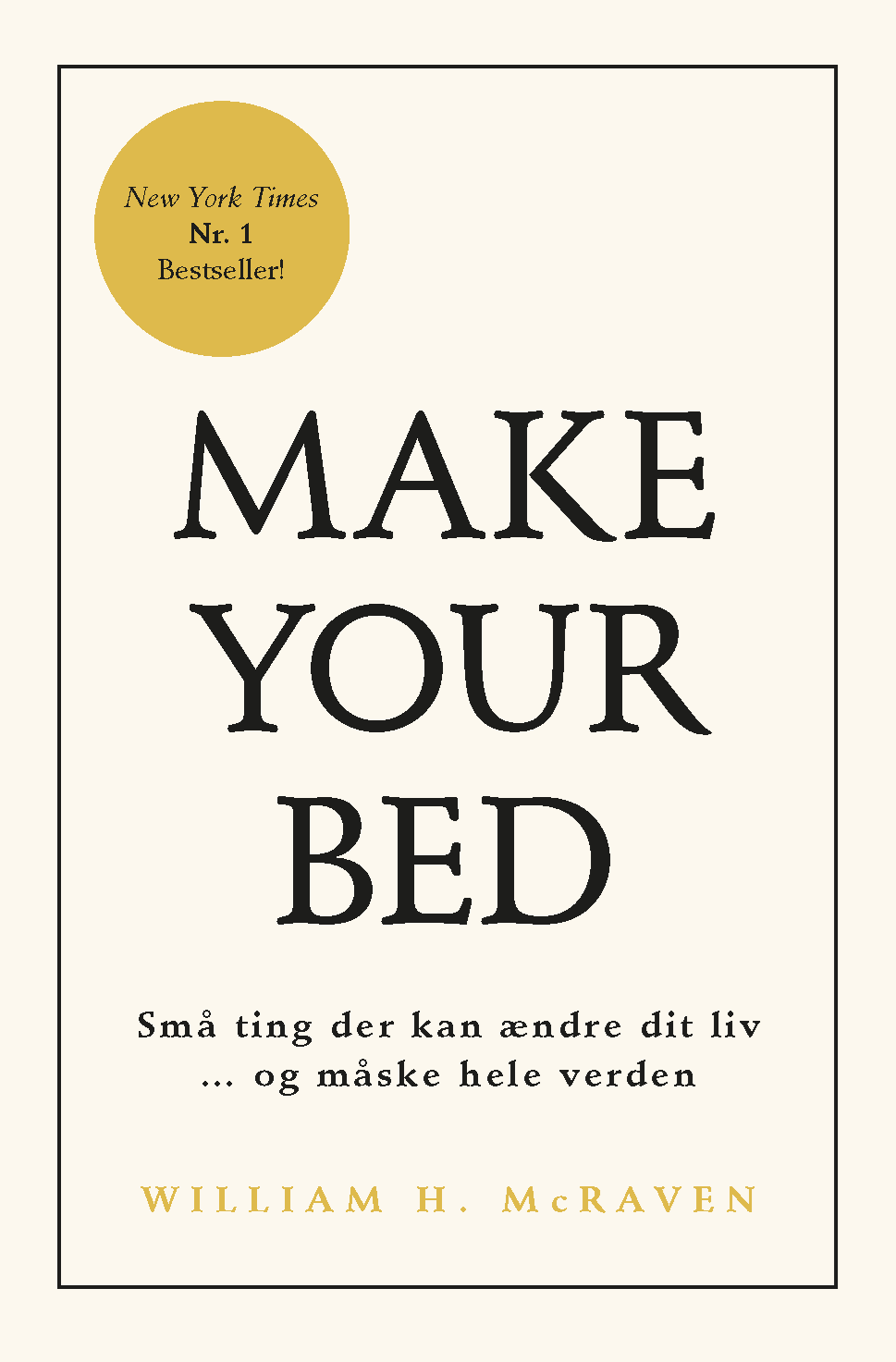 OCC, Make Your Bed, Book by William H. McRaven